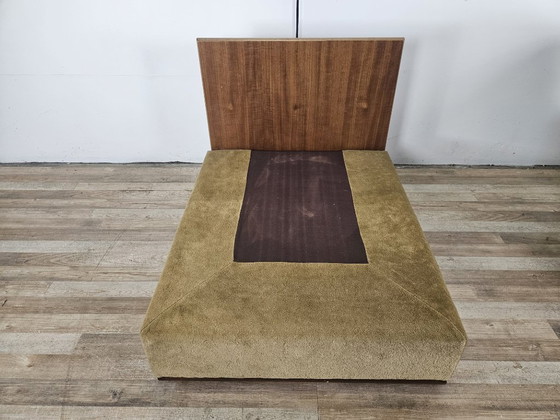 Image 1 of Three fabric lounge chairs 70s