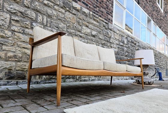 Image 1 of Ensemble de sièges Knoll Antimott années 60, canapé, fauteuils, bancs, style vintage milieu du siècle