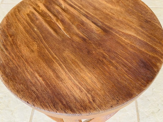 Sgabello vintage in legno curvato di Baumann, risalente agli anni '50 circa. – Sgabelli, Wood (photo 5 of 20)