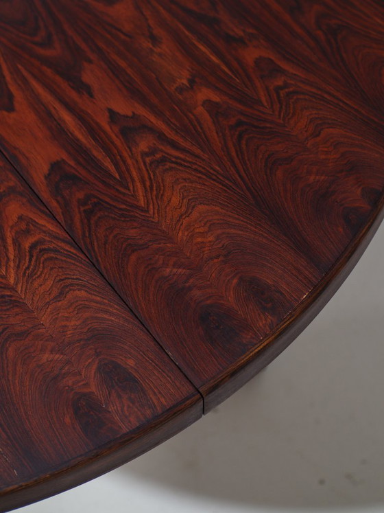 Image 1 of Uitschuifbare eettafel palissander Deens 1960s