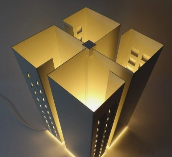 D-2055.14 Siësta Table Lamp by Maija Liisa Komulainen for Raak Amsterdam, The Netherlands, 1970s – Aluminium (photo 5 of 8)