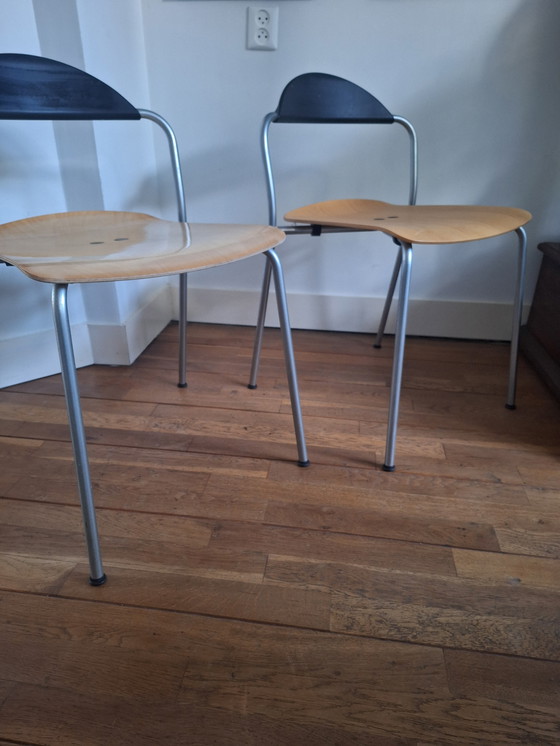 Image 1 of 2x Silla Frits Hansen Vico Magistretti