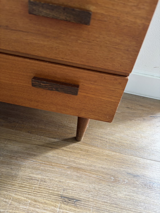Cassettiera a Parete Vintage in Teak Danese – Vintage Deens Teak, Cassettiere, Wood (photo 2 of 10)