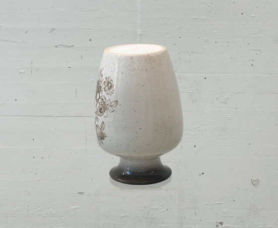 Image 1 of West Germany ceramic vase with floral decoration – 1960s/70s