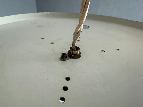 Image 1 of Lampada da parete o soffitto "Light Ball" in metallo rosso Castiglioni per Flos, Italia anni '70