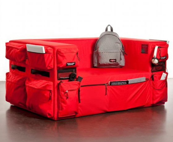 Image 1 of Design Quinze & Milan # Canapé et tabouret Eastpak