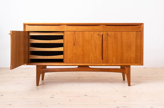 Image 1 of Bruksbo Teak Sideboard, Timeless Scandinavian & Mid Century Modern Design, 1950s