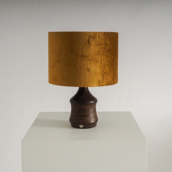Swedish Ceramic Table Lamp by Henry Brandi for Vejbystrand – Velvet (photo 5 of 13)