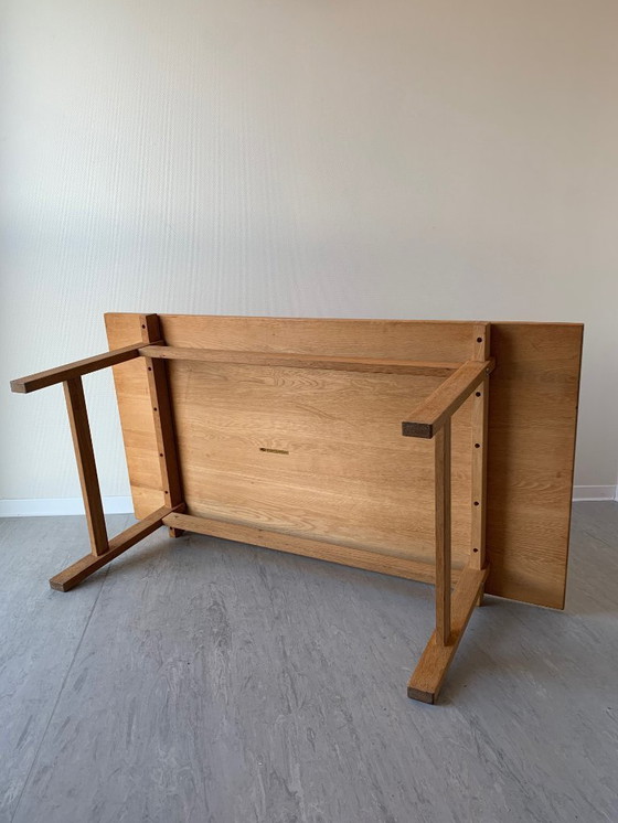 Image 1 of Hans J. Wegner coffee table – PP Møbler – solid oak – with original label