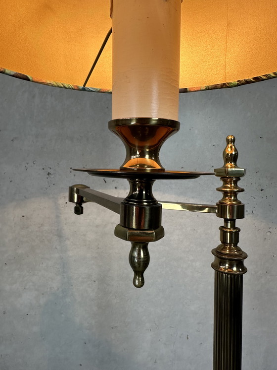 Image 1 of Lampada da terra vintage in ottone