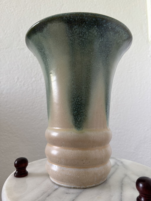 Vase Art Déco Grès Flammé