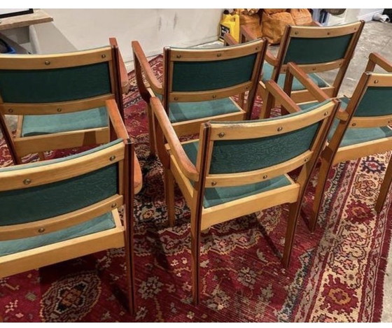 Image 1 of Vintage Tijsseling stoelen - Mid-Century Design