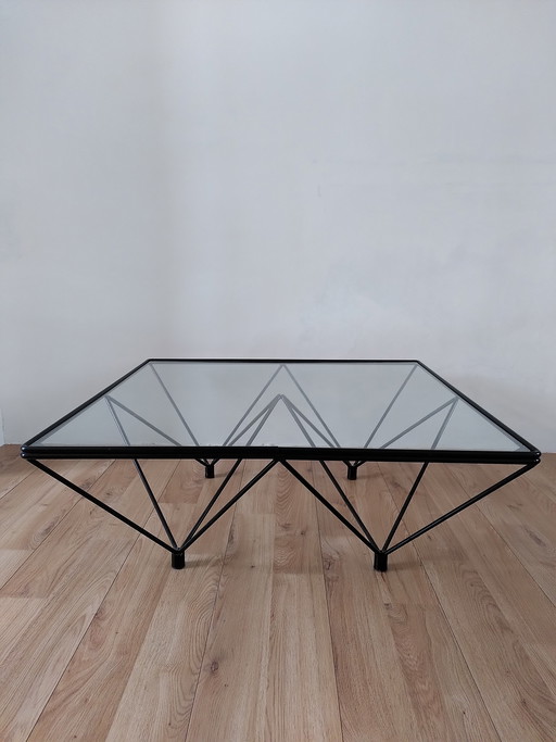 Table basse en verre de style Paolo Piva