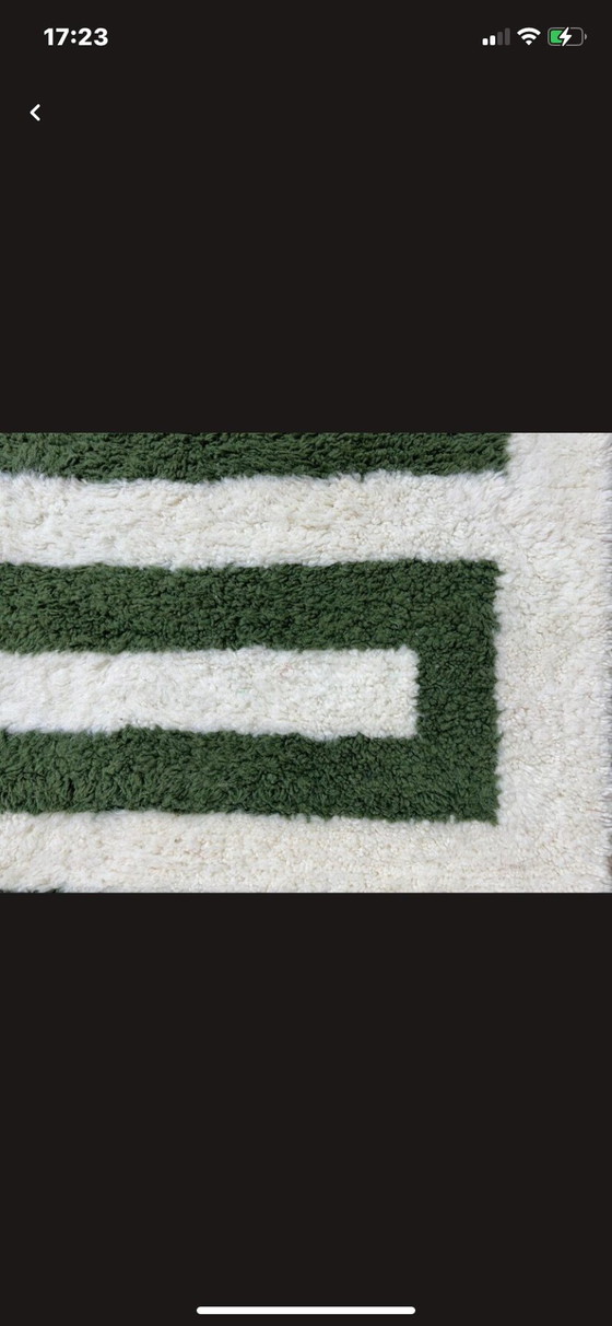 Berber rug with geometric patterns in wool 200/300cm, Rugs & carpets, Green (photo 5 of 6)