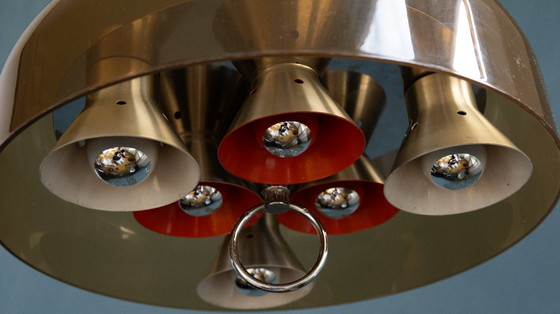 Image 1 of Herda Space Age Pendant Lamp with 6 Light Points
