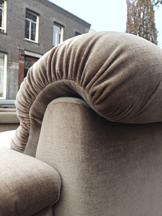 Image 1 of Vintage velvet elementenbank