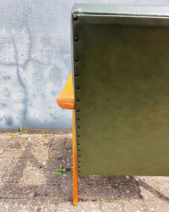 Image 1 of Grüner dänischer Sessel aus den 1960er Jahren