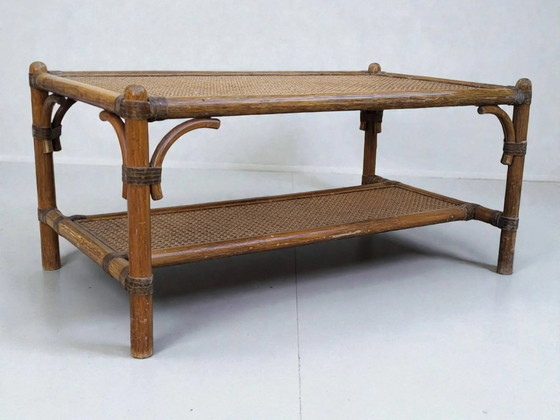 Table basse en rotin – Tables basses, Leather, Wood (photo 2 of 7)