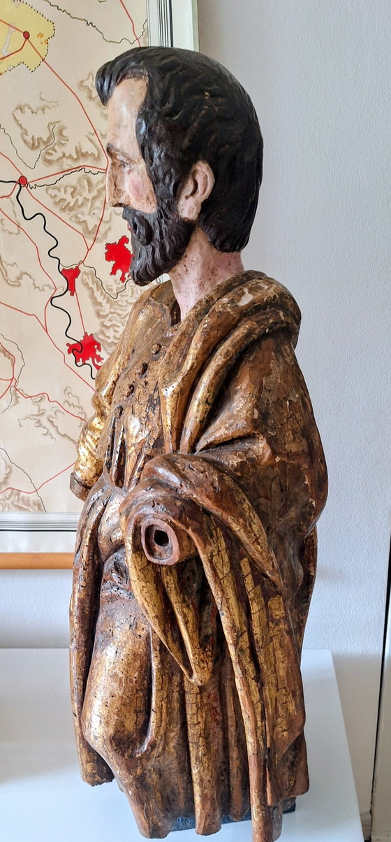 Image 1 of 18th-century Spanish colonial statue