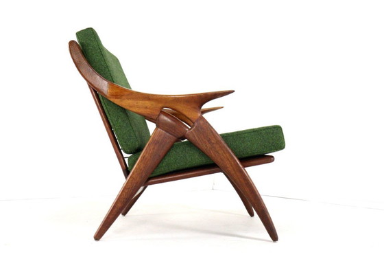 Image 1 of De Ster de Knoop fauteuil 'Glane' vintage gestoffeerd