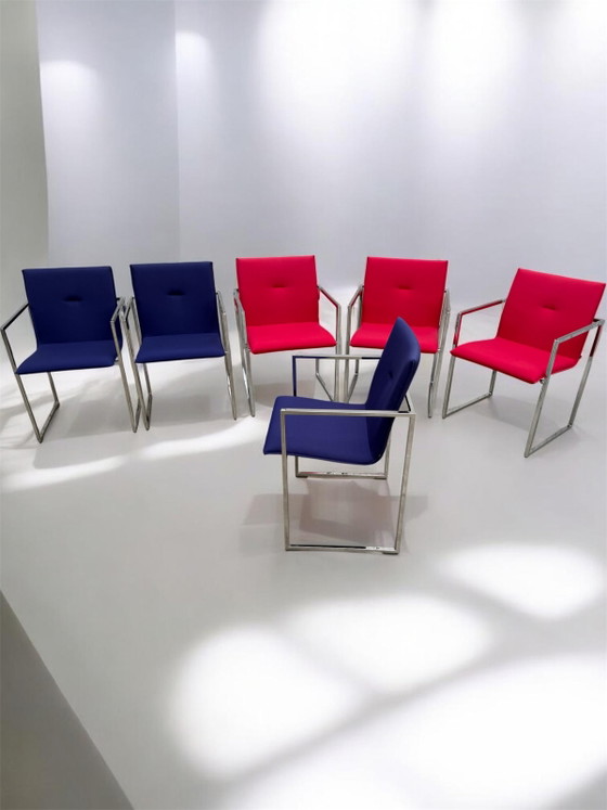 Image 1 of 6x Arco Frame designstoelen Burkhard Vogthe