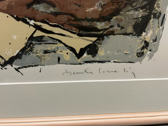 Abstracte Lithografie (Epreuve d'Artiste) - Beniti Cornelis – Litho's & Zeefdrukken, Paper (photo 4 of 13)