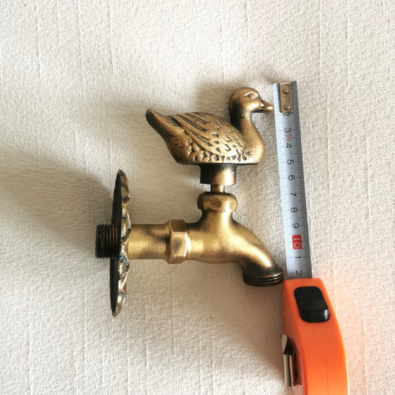 Image 1 of GARDEN CRANE IN THE SHAPE OF A DUCK