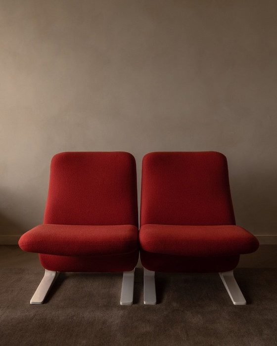 Image 1 of Set van 2 Pierre Paulin “Concorde” F780 loungestoelen voor Artifort – jaren 60