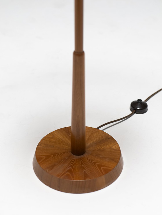 Image 1 of Wooden Floor Lamp by Temde, West Germany, 1960s