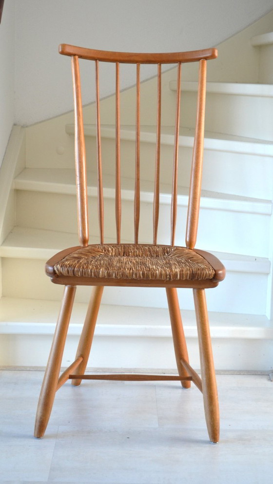 Image 1 of 4 x vintage dining chair Arno Lambrecht