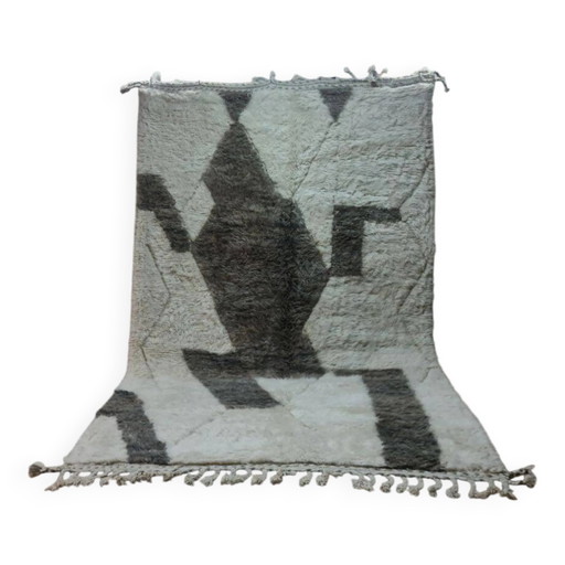 Tapis Beni Mrirt 100% Laine Naturelle – Luxe et Artisanat Berbère