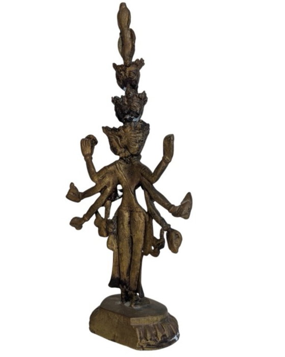Image 1 of Antique Bronze Eleven-Headed Avalokiteshvara – 30 cm