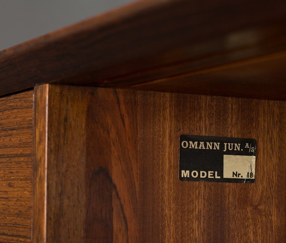Image 1 of Palissander Dressoir Model 18 by Gunni Omann for Omann Jun Mobelfabrik, 1960s 