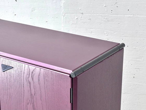 Image 1 of Modularer Designschrank in Bordeauxviolett, 1990er Jahre