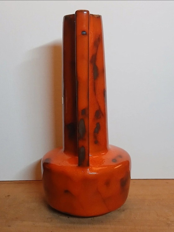 Image 1 of Vintage Space Age vaas van Plateelbakkerij Zenith te Gouda