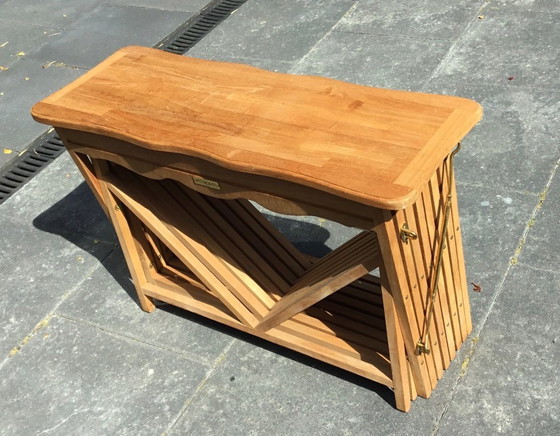 Extendable Teak Sun Lounger – Unopiù, Sunbed, Wood, Canvas (photo 3 of 16)