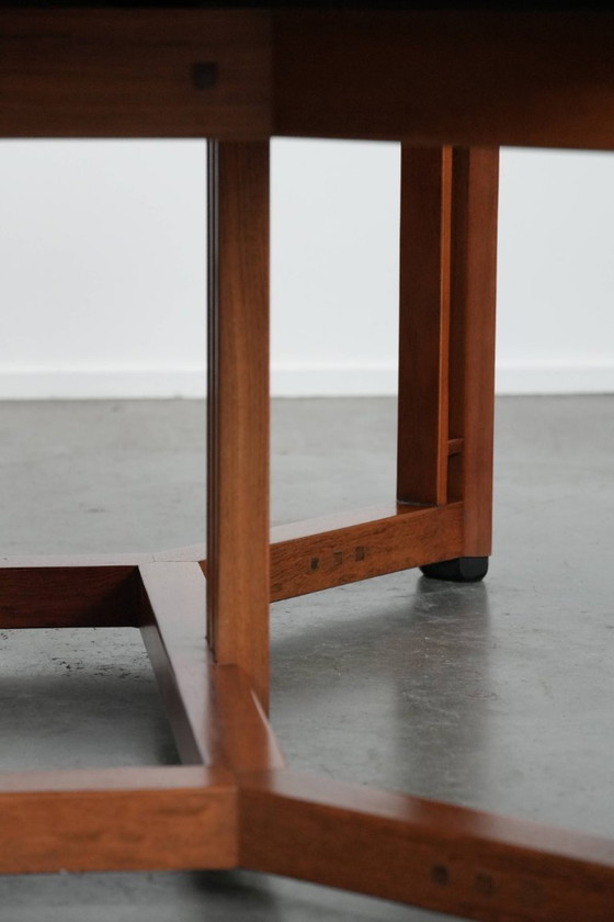 Image 1 of Grande table basse carrée de style Art déco, signée Schuitema et issue de la série Decoforma.