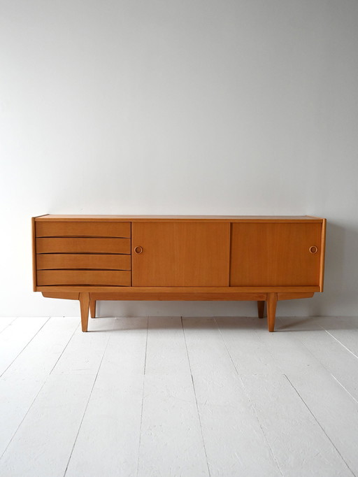 Ulvö Scandinavisch Eiken Dressoir van Ikea
