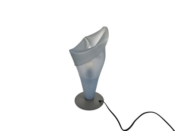 Image 1 of Dutch design - 'Amazing vase' - attr. designer Johan Bakermans - rubber - roll-up vase lamp - 90s