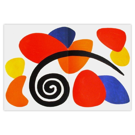 Alexandre Calder Lithograph DLM173 - Composition VII 1968 – Lithographs & prints, Paper (photo 2 of 5)