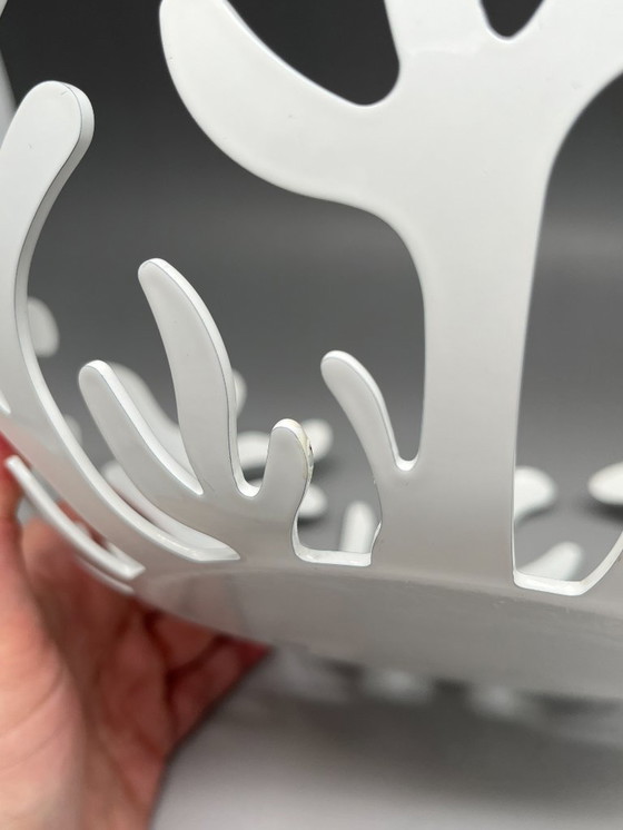 Image 1 of Frutero Alessi “Mediterraneo” – Acero blanco – Diseño de Emma Silvestris