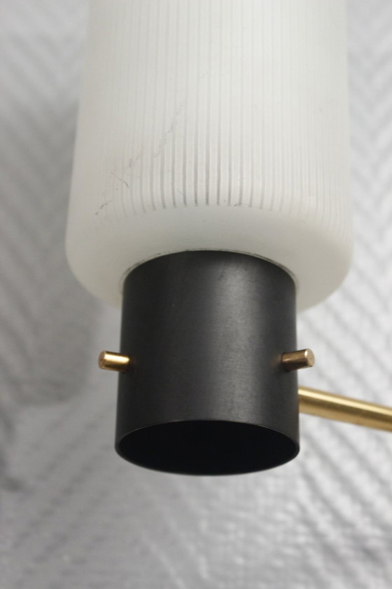 Image 1 of Pareja de apliques de pared de los años 50, diseño Arlus Lunel Guariche Stilnovo