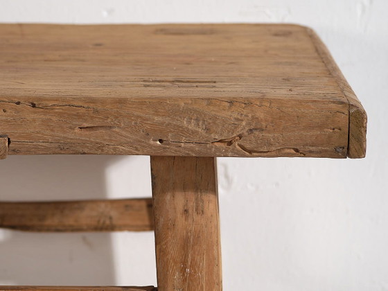 Antique hall side table (c.1920) #26, Consoles, Wood, Brown, Rustic (photo 29 of 31)