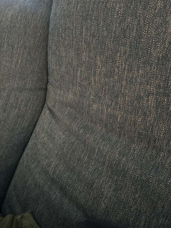 Modern corner sofa with chaise longue, dark blue textile, Panca, Metal (photo 5 of 5)