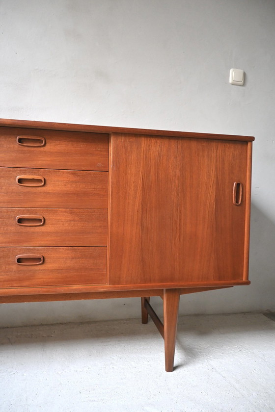 Credenza bassa vintage in teak Omer Lefèvre Utrecht 200 – Credenze, Legno (photo 9 of 15)