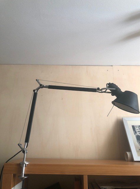 Image 1 of Artemide Tolomeo Tafellamp Zwart Met Klem