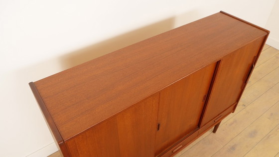 Credenza alta vintage | Mobile a muro | Teak | 154 cm – Credenze alte, Wood (photo 17 of 17)