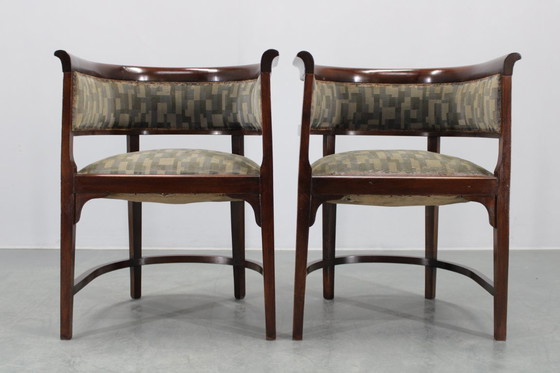 Image 1 of 1920er Jahre Paar Bugholzsessel, Tschechoslowakei