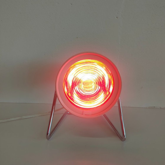 Philips Infraphil Kl7500 Jahre '46-'65, Tischlampen, Metall, Kunststoff, Creme, Vintage (Foto 3 von 15)