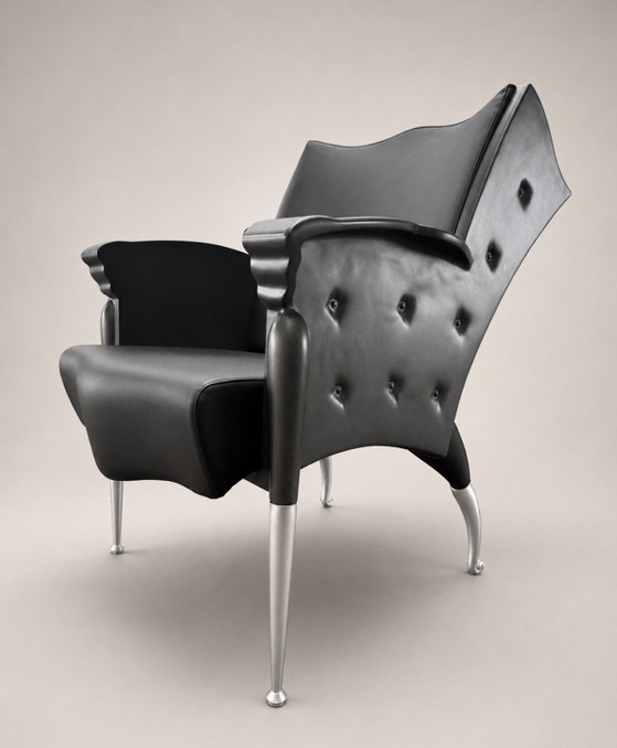 Image 1 of 2 Vintage Bořek Šípek Maletak LoungeChairs, Maletti, ca90s